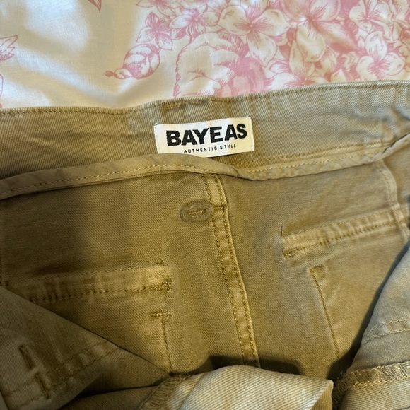 Bayeas mini skirt khaki color - Picture 5 of 5